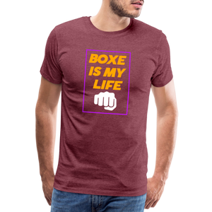 Maglietta Premium da uomo - heather burgundy