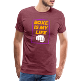 Maglietta Premium da uomo - heather burgundy