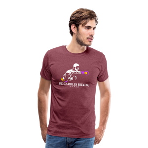 Maglietta Premium da uomo - heather burgundy