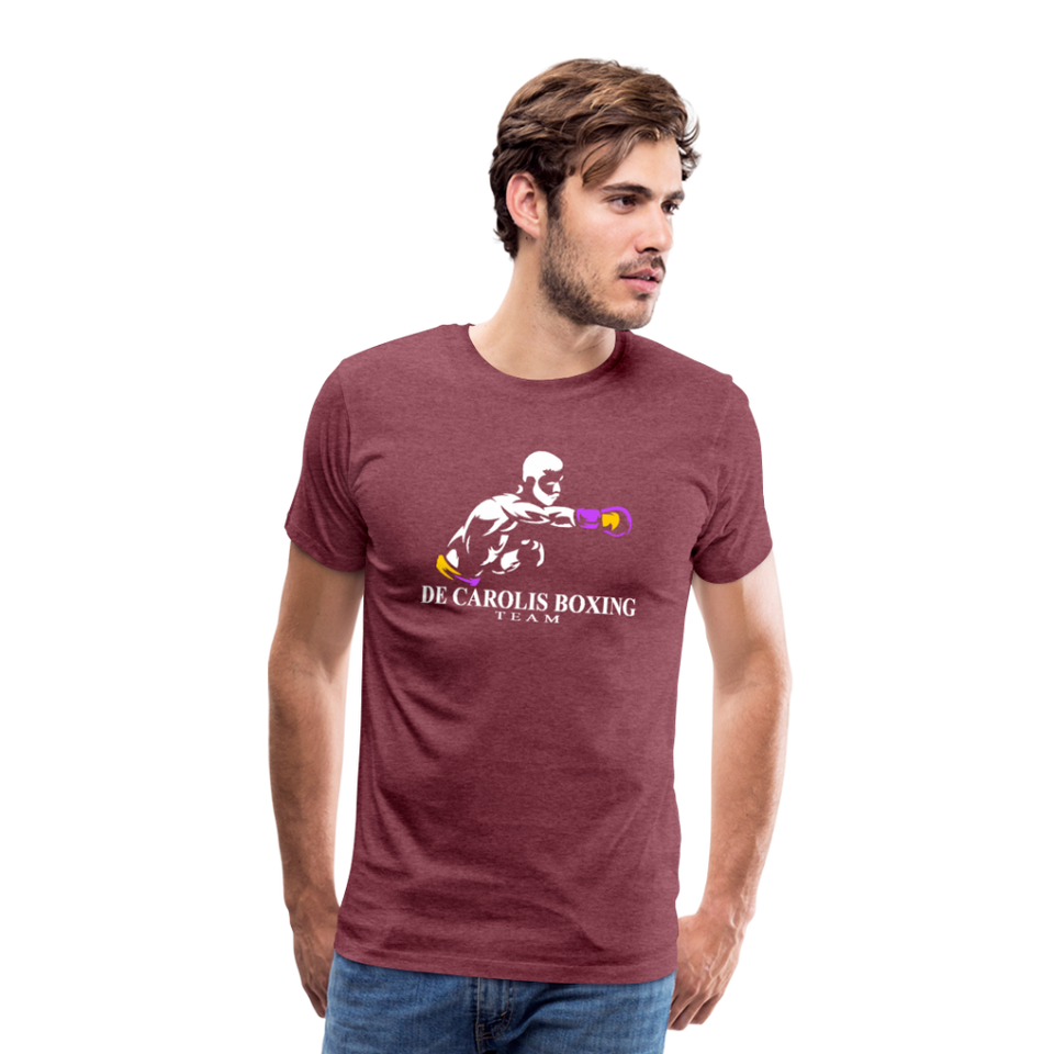 Maglietta Premium da uomo - heather burgundy