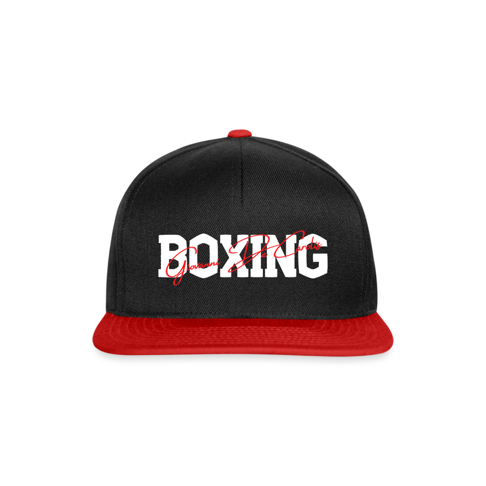 Cappello Boxing De Carolis - black/red