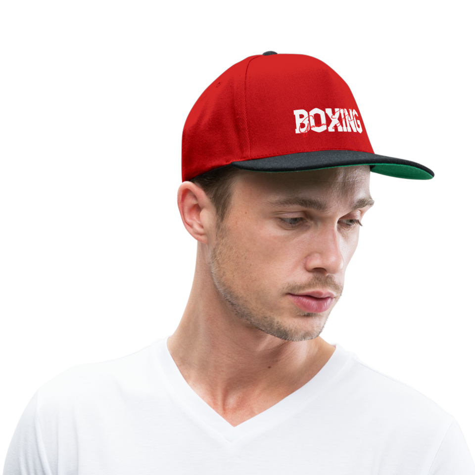 Cappello Boxing De Carolis - red/black