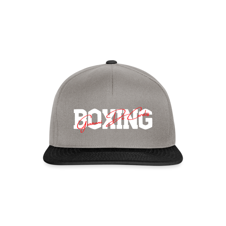 Cappello Boxing De Carolis - graphite/black