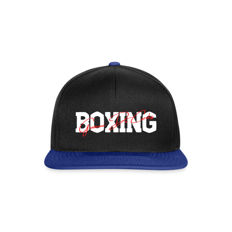 Cappello Boxing De Carolis - black/bright royal