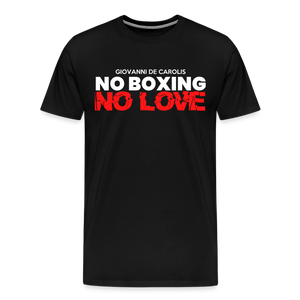 Maglietta No Boxing No love - black