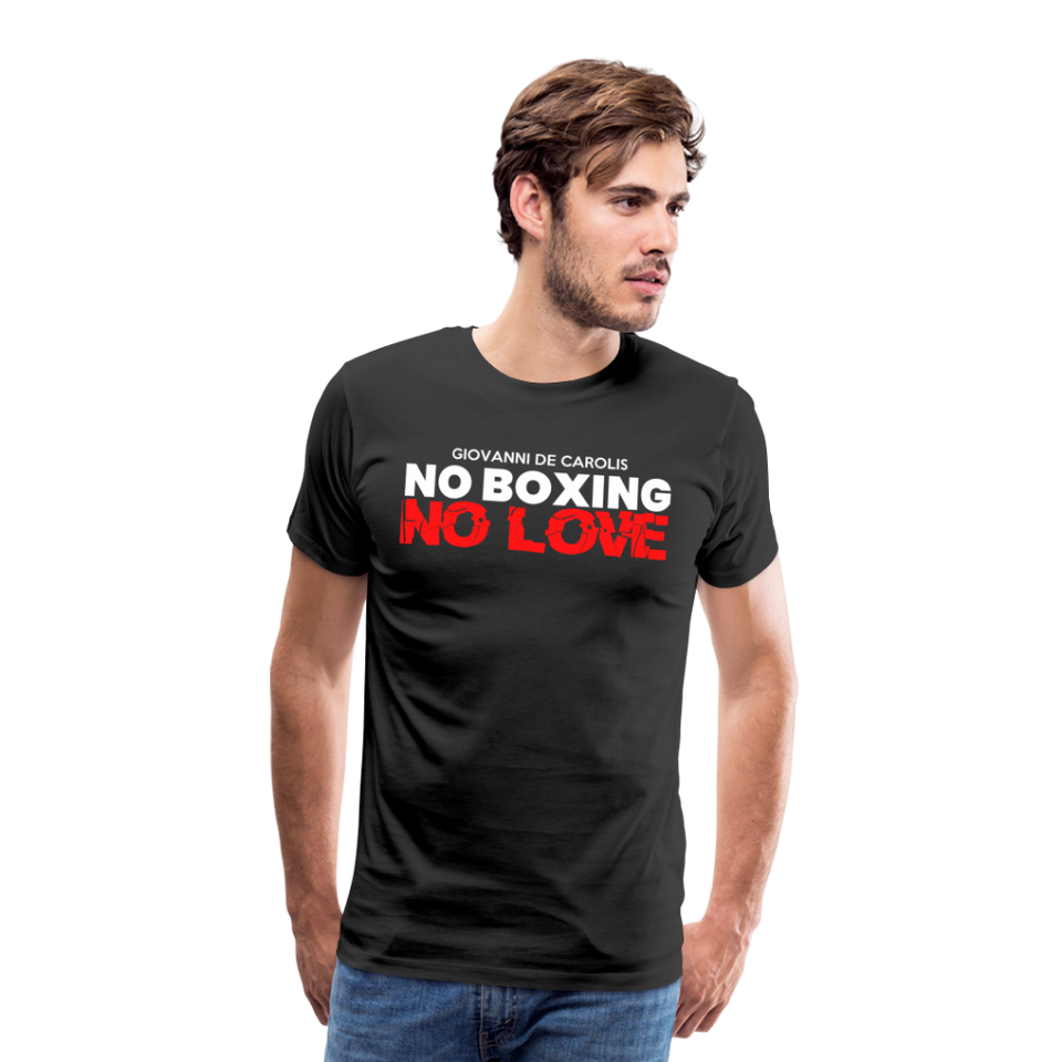 Maglietta No Boxing No love - black