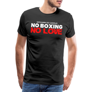 Maglietta No Boxing No love - black