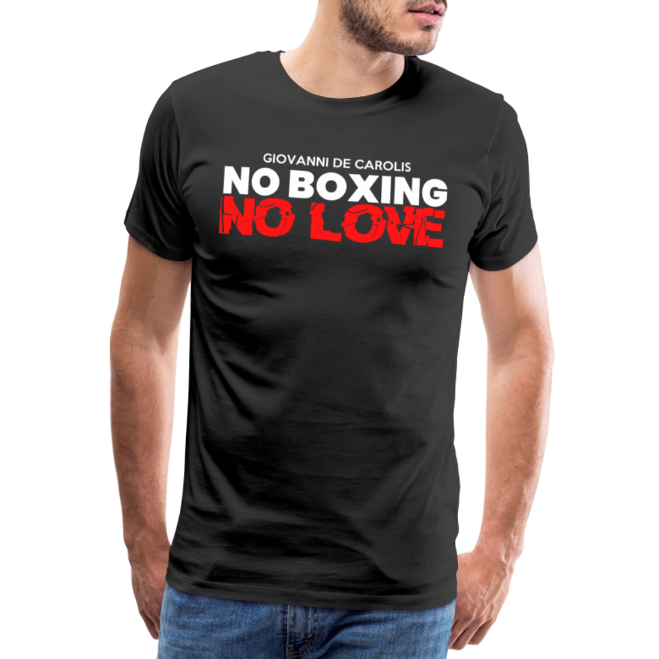 Maglietta No Boxing No love - black