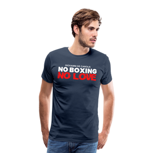 Maglietta No Boxing No love - navy