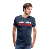 Maglietta No Boxing No love - navy