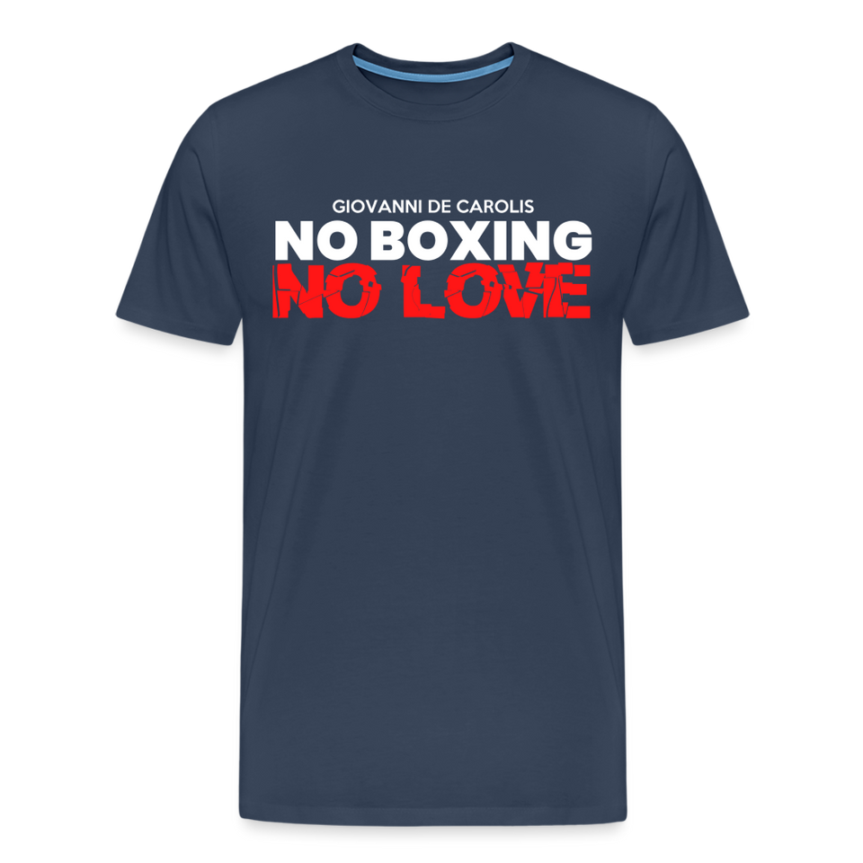 Maglietta No Boxing No love - navy