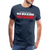 Maglietta No Boxing No love - navy