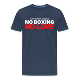 Maglietta No Boxing No love - navy