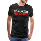 Maglietta No Boxing No love - charcoal grey