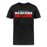 Maglietta No Boxing No love - charcoal grey