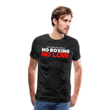 Maglietta No Boxing No love - charcoal grey