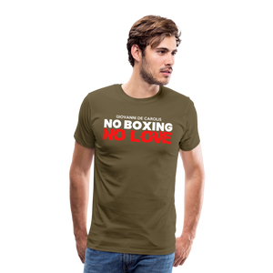 Maglietta No Boxing No love - khaki