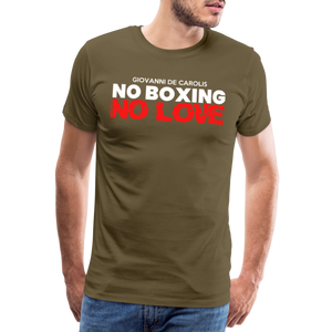 Maglietta No Boxing No love - khaki