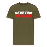 Maglietta No Boxing No love - khaki