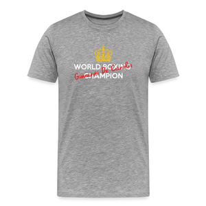 Maglietta World Boxing Champion - heather grey