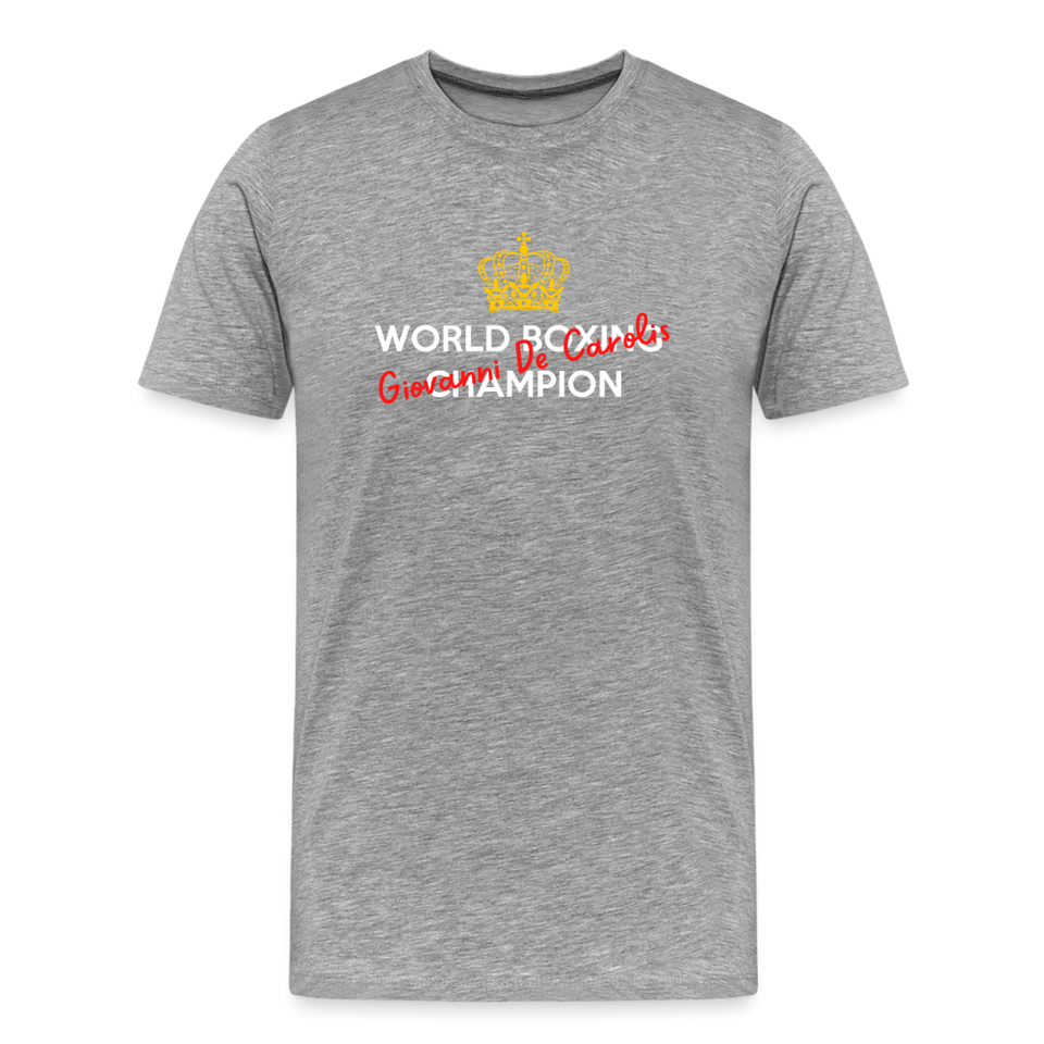 Maglietta World Boxing Champion - heather grey