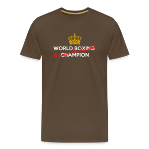 Maglietta World Boxing Champion - noble brown