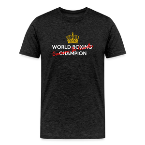 Maglietta World Boxing Champion - charcoal grey