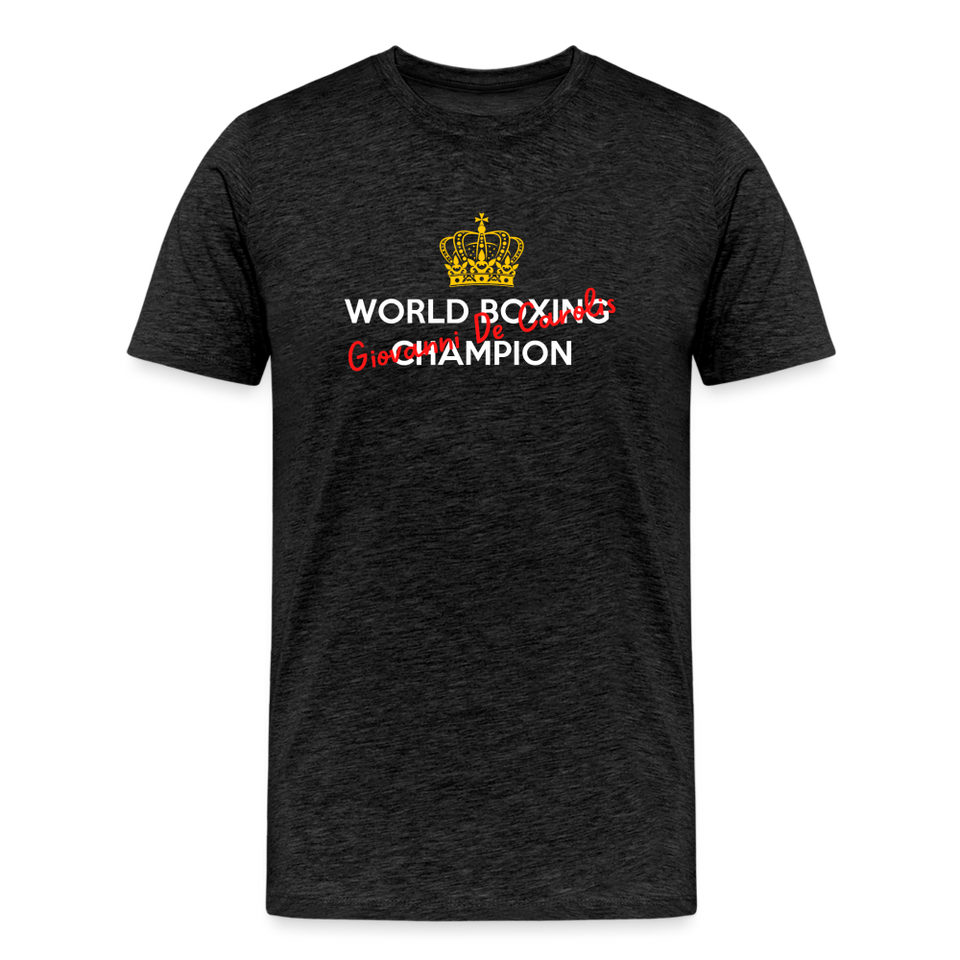 Maglietta World Boxing Champion - charcoal grey