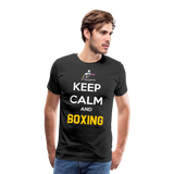 Maglietta Keep Calm and Boxing y - black