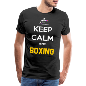 Maglietta Keep Calm and Boxing y - black