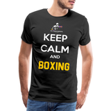 Maglietta Keep Calm and Boxing y - black