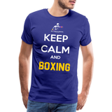 Maglietta Keep Calm and Boxing y - royal blue