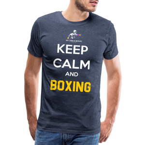 Maglietta Keep Calm and Boxing y - heather blue