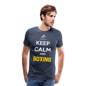 Maglietta Keep Calm and Boxing y - heather blue