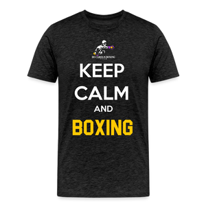 Maglietta Keep Calm and Boxing y - charcoal grey