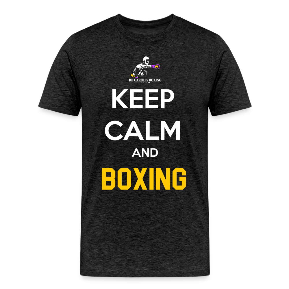 Maglietta Keep Calm and Boxing y - charcoal grey