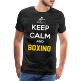 Maglietta Keep Calm and Boxing y - charcoal grey