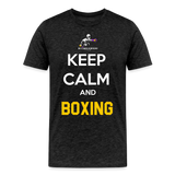 Maglietta Keep Calm and Boxing y - charcoal grey